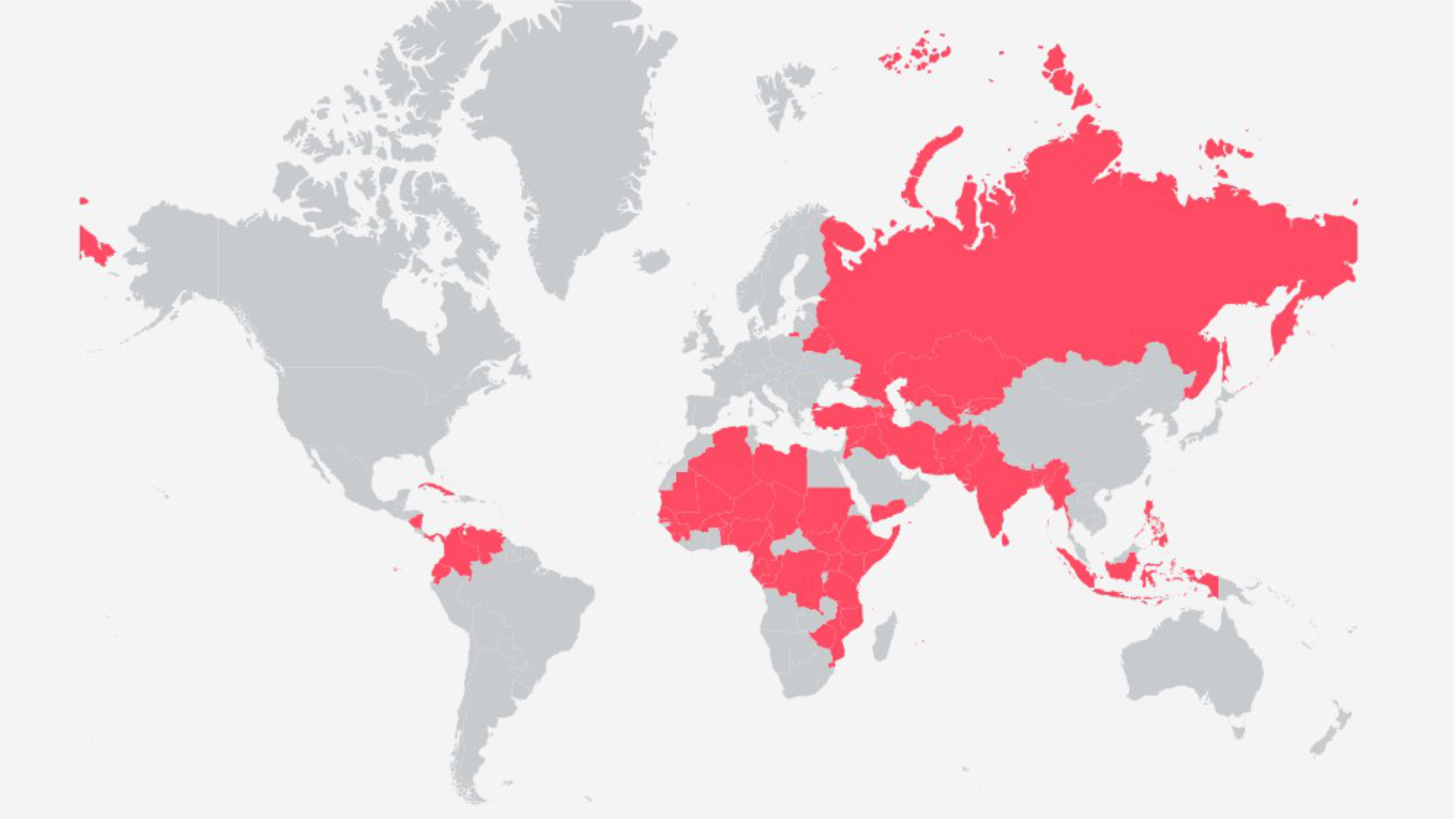 Karte: Internetshutdowns weltweit