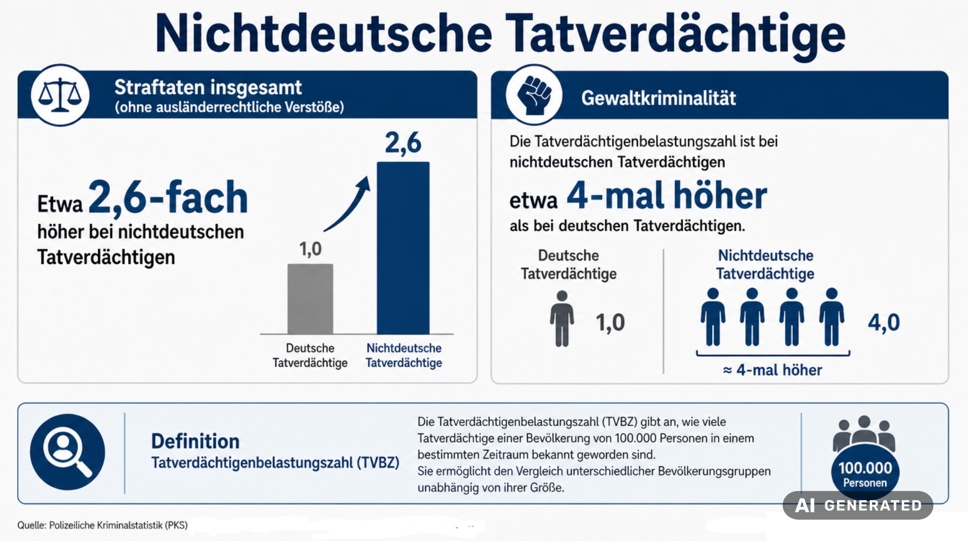 Deutlich mehr Täter sind Deutsche, wenn es um Sexualdelikte geht.